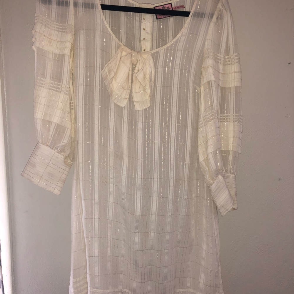 Juicy Gold/cream colored  dress!!